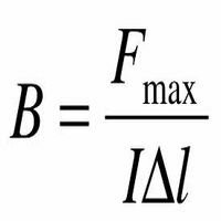 Основные характеристики магнитного поля тока - формула