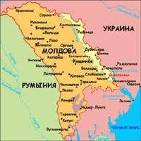 Молдавия - карта