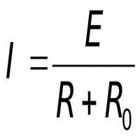 Закон Ома для простейших цепей переменного тока - формула