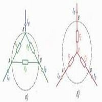 Соединение по схеме «треугольник» - схема